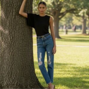 Levi's Premium Wedgie Straight Jeans Size 27